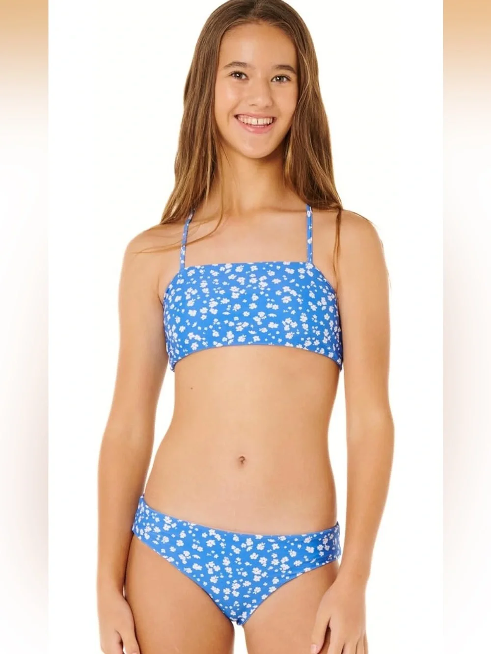 Rip Curl Girls' Sunshine Reversible Bikini Top and Bottom Set. 2434/bb11-2